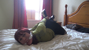 www.cuffkeybondage.com - Hogtied Kitty thumbnail